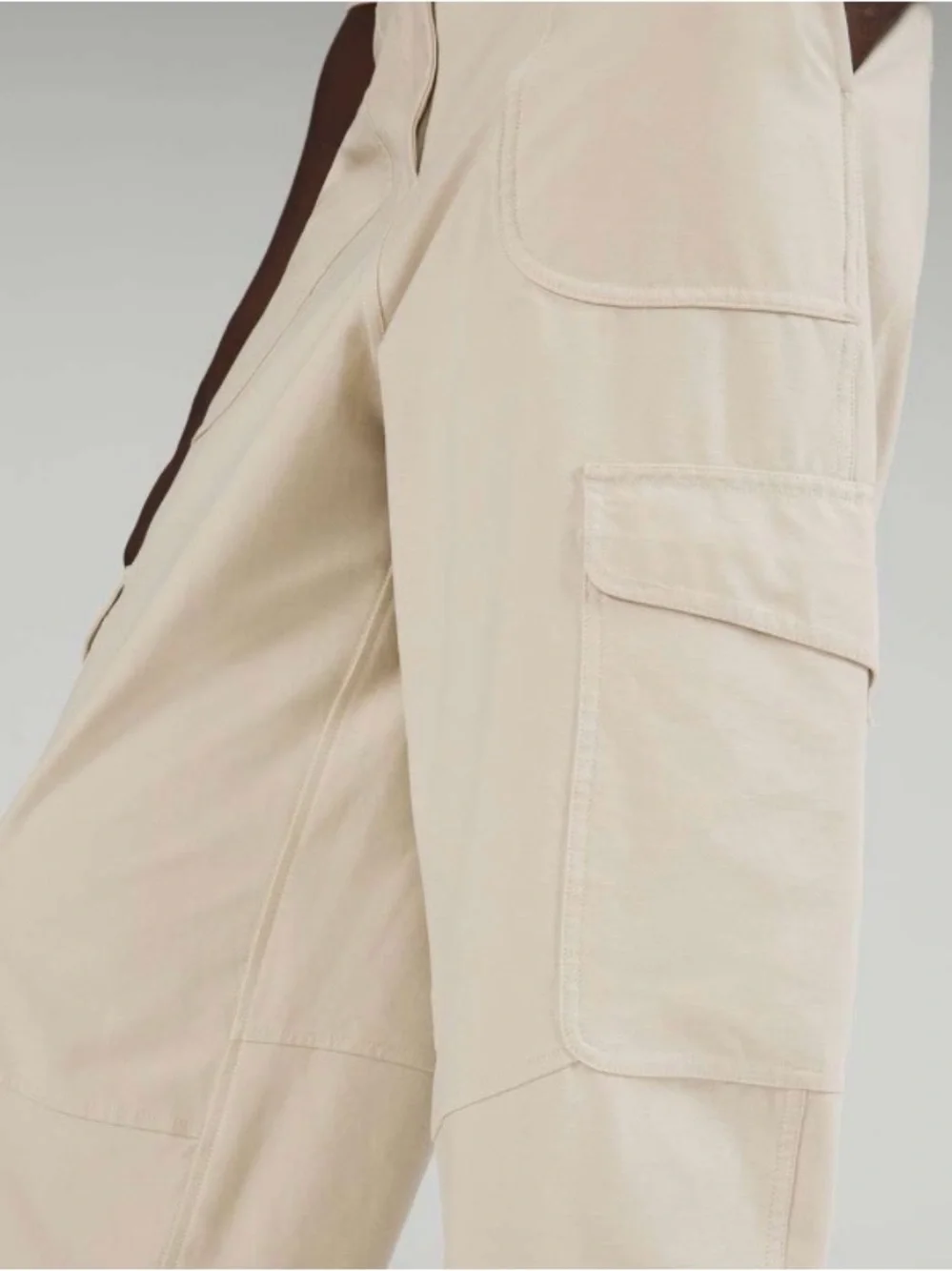 Lululemon Light Utilitech Cargo Pocket High-Rise Pant Natural Ivory size 28 - Picture 3 of 9